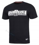 PITBULL MĘSKA KOSZULKA BAWEŁNIANA T-SHIRT SLIM FIT Z NAPISEM / roz. L