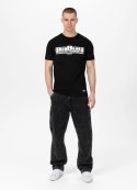 PITBULL MĘSKA KOSZULKA BAWEŁNIANA T-SHIRT SLIM FIT Z NAPISEM / roz. L