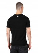 PITBULL MĘSKA KOSZULKA BAWEŁNIANA T-SHIRT SLIM FIT Z NAPISEM / roz. M