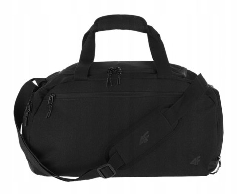 4F TORBA SPORTOWA TRENINGOWA NA SIŁOWNIE 10L CZARNA Z KIESZENIĄ NA BUTY