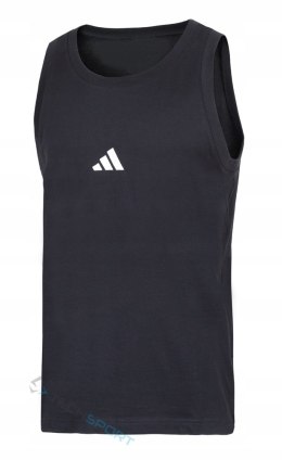 ADIDAS MĘSKA KOSZULKA TRENINGOWA NA RAMIĄCZKACH 100% BAWEŁNA / roz. XL
