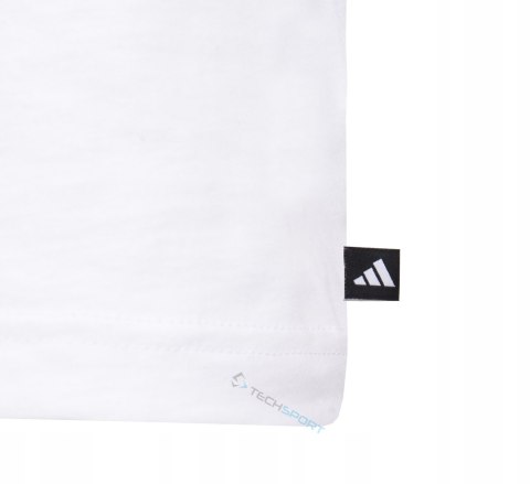 ADIDAS WYGODNA MĘSKA BAWEŁNIANA KOSZULKA Z MAŁYM LOGIEM NA PIERSI / XL