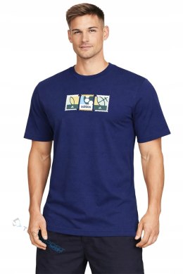 ADIDAS WYGODNA MĘSKA KOSZULKA T-SHIRT 100% BAWEŁNA Z GRAFIKĄ / rozm. XL