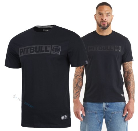 PITBULL KOSZULKA MĘSKA T-SHIRT 100% BAWEŁNA DUŻE LOGO CZARNA / roz. 3XL
