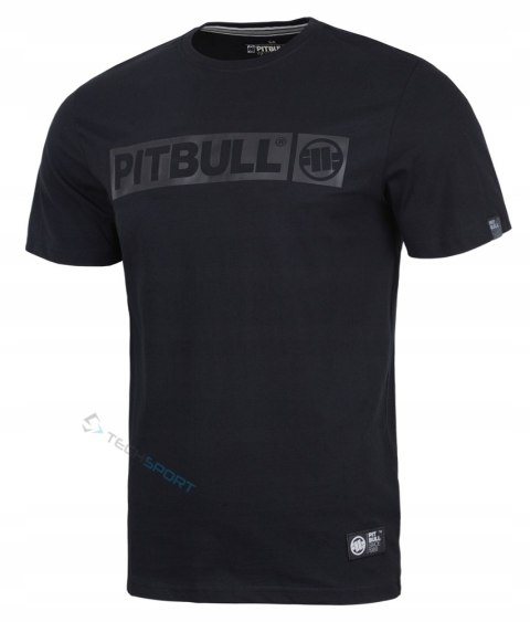 PITBULL KOSZULKA MĘSKA T-SHIRT 100% BAWEŁNA DUŻE LOGO CZARNA / roz. XL