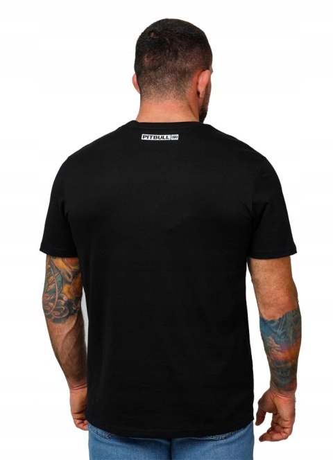 PITBULL KOSZULKA MĘSKA T-SHIRT HILLTOP BLACK 100% BAWEŁNA DUŻE LOGO XXL