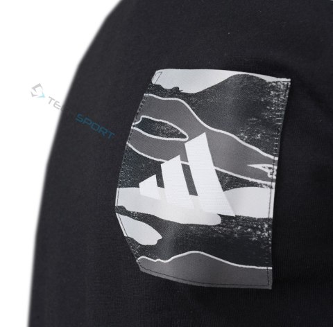 ADIDAS MĘSKA KOSZULKA T-SHIRT Z KIESZONKĄ NA PIERSI 100% BAWEŁNA / rozm. L