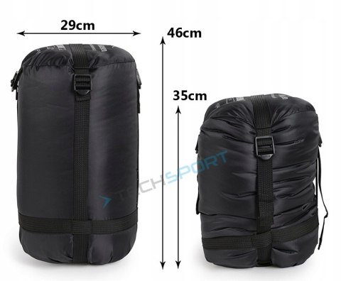 FJORD NANSEN STAVANGER XL | CIEPŁY WYGODNY ŚPIWÓR WIELOSEZONOWY DO -22st