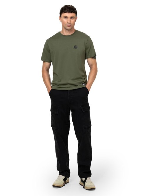 PITBULL KOSZULKA MĘSKA T-SHIRT 100% BAWEŁNA MAŁE LOGO KLASYCZNA / roz. M