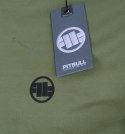 PITBULL KOSZULKA MĘSKA T-SHIRT SMALL LOGO 100% BAWEŁNA KLASYCZNA OLIWKA M