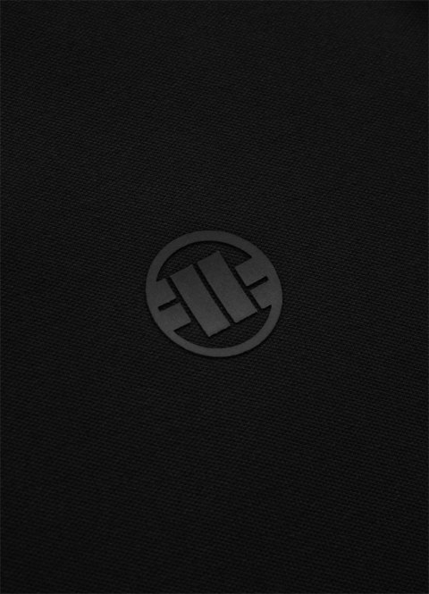 PITBULL MĘSKA KOSZULKA POLO BAWEŁNIANA KLASYCZNA MAŁE LOGO CZARNA M