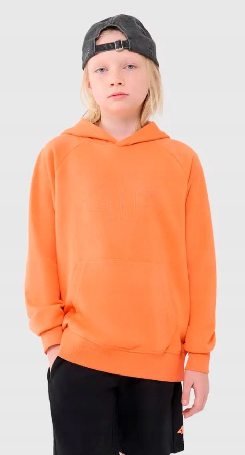 4F CHŁOPIĘCA JUNIORSKA BLUZA KANGURKA Z KAPTUREM / rozm 146