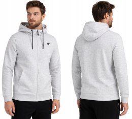 4F MĘSKA BLUZA Z KAPTUREM BAWEŁNA ROZPINANA / rozm XXXXL 4XL