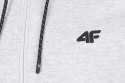 4F MĘSKA BLUZA Z KAPTUREM BAWEŁNA ROZPINANA / rozm L