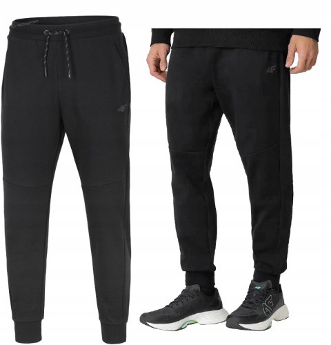 4F MĘSKIE SPODNIE DRESOWE DRESY JOGGERY BAWEŁNA / rozm XXL
