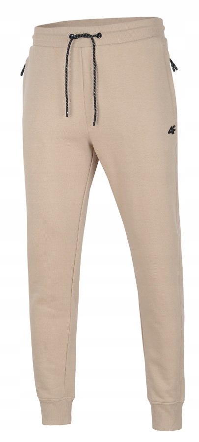 4F MĘSKIE SPODNIE DRESOWE JOGGERY BAWEŁNA ZAMYKANE KIESZENIE / XXXXXL 5XL