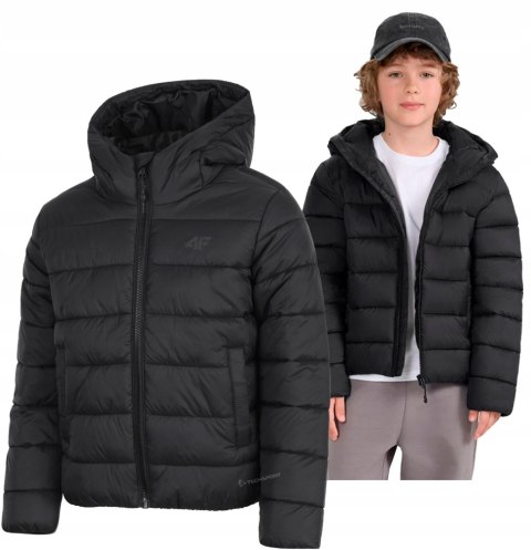 4F CHŁOPIĘCA KURTKA PUCHOWA PIKOWANA / rozm 146