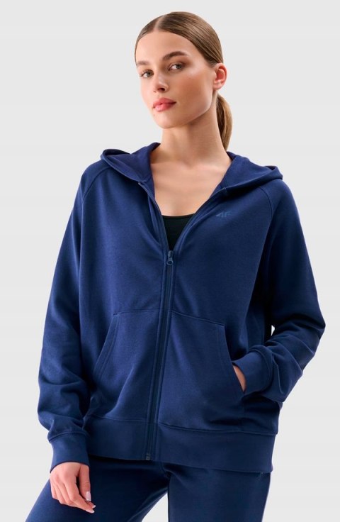 4F DAMSKA BLUZA BAWEŁNIANA ROZPINANA Z KAPTUREM / rozm XL