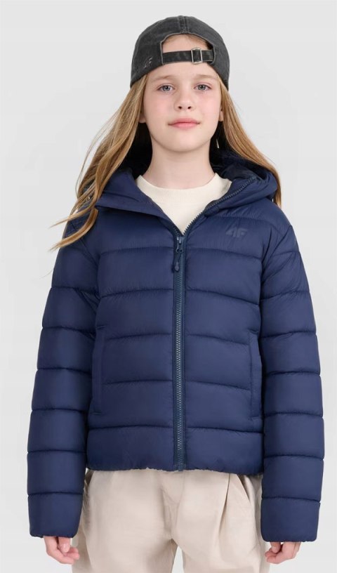 4F DZIEWCZĘCA KURTKA PUCHOWA PIKOWANA / rozm 146