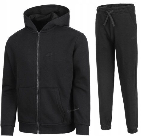 4F DZIEWCZĘCY DRES KOMPLET BLUZA NA ZAMEK SPODNIE / rozm 158