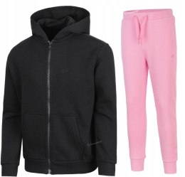 4F DZIEWCZĘCY DRES KOMPLET BLUZA SPODNIE / rozm 158