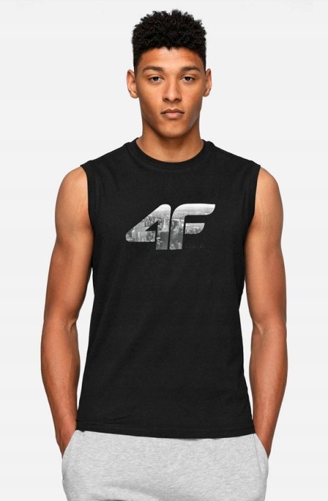 4F MĘSKA KOSZULKA BEZRĘKAWNIK BAWEŁNA / rozm XXXXXL 5XL