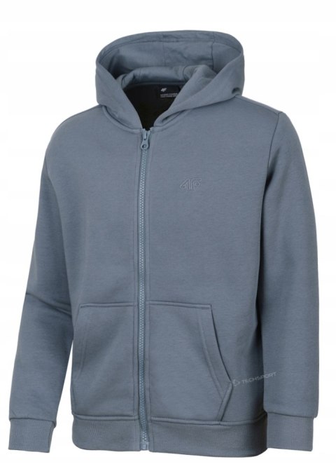 4F OCIEPLANA CHŁOPIĘCA BLUZA ROZPINANA Z KAPTUREM / rozm 164