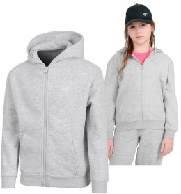 4F OCIEPLANA DZIEWCZĘCA BLUZA ROZPINANA Z KAPTUREM / rozm 140