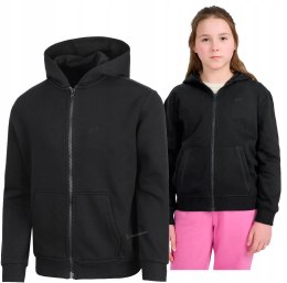 4F OCIEPLANA DZIEWCZĘCA BLUZA ROZPINANA Z KAPTUREM / rozm 158