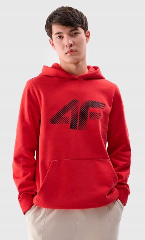 4F OCIEPLANA MĘSKA BLUZA DRESOWA Z KAPTUREM KANGURKA / rozm XL