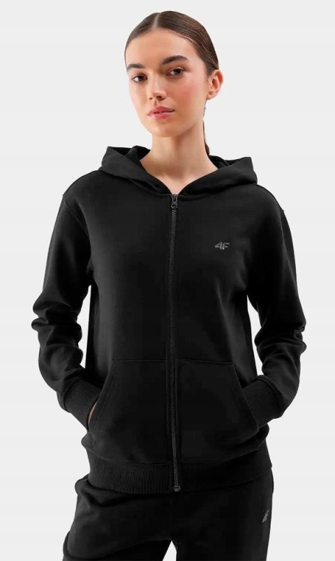 4F DAMSKA BLUZA BAWEŁNIANA ROZPINANA Z KAPTUREM / rozm XXL