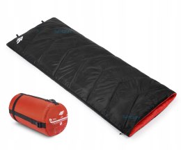 4F CIEPŁY ŚPIWÓR TURYSTYCZNY KEMPINGOWY 75x190cm DO -8st CZARNY