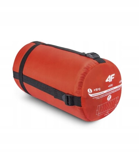 4F CIEPŁY ŚPIWÓR TURYSTYCZNY KEMPINGOWY 75x190cm DO -8st CZARNY