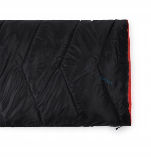 4F CIEPŁY ŚPIWÓR TURYSTYCZNY KEMPINGOWY 75x190cm DO -8st CZARNY