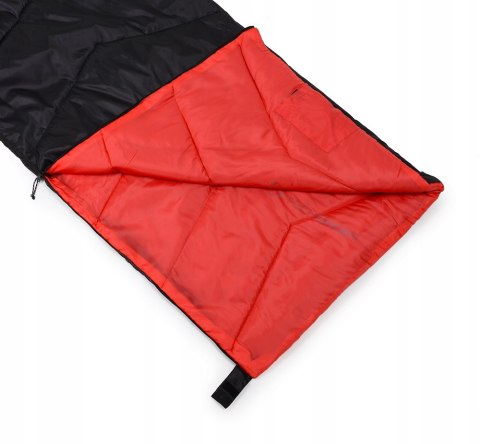 4F CIEPŁY ŚPIWÓR TURYSTYCZNY KEMPINGOWY 75x190cm DO -8st CZARNY