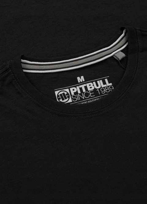 PITBULL KOSZULKA MĘSKA BAWEŁNIANA Z GRAFIKĄ NA PLECACH CZARNA / roz. XL
