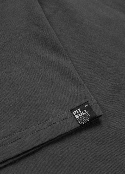 PITBULL KOSZULKA MĘSKA BAWEŁNIANA Z GRAFIKĄ NA PLECACH SZARA / roz. XXL