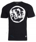 PITBULL MĘSKA BAWEŁNIANA KOSZULKA T-SHIRT Z DUŻYM LOGIEM CZARNY / M