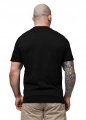 PITBULL MĘSKA BAWEŁNIANA KOSZULKA T-SHIRT Z DUŻYM LOGIEM CZARNY / M