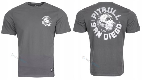 PITBULL MĘSKA KOSZULKA T-SHIRT 100% BAWEŁNA Z GRAFIKĄ NA PLECACH / roz. XL