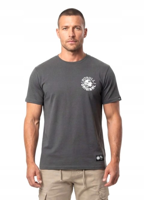 PITBULL MĘSKA KOSZULKA T-SHIRT 100% BAWEŁNA Z GRAFIKĄ NA PLECACH / roz. L