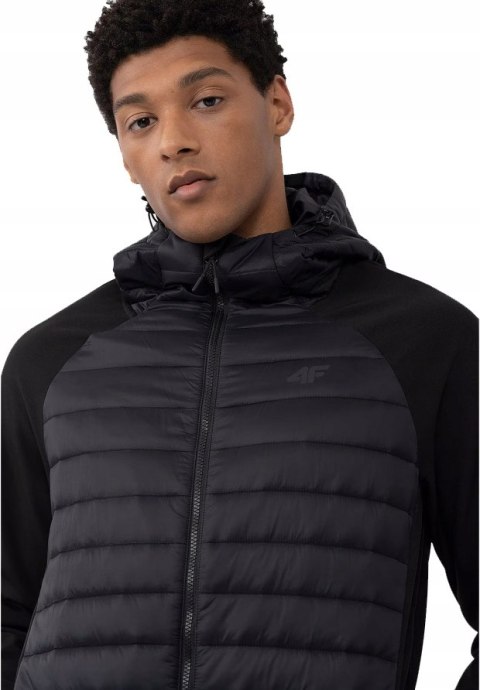4F MĘSKA KURTKA SOFTSHELLOWA | MEMBRANA 5000 | PUCHOWA PIKOWANA | M
