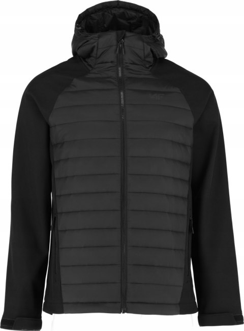 4F MĘSKA KURTKA SOFTSHELLOWA | MEMBRANA 5000 | PUCHOWA PIKOWANA | S