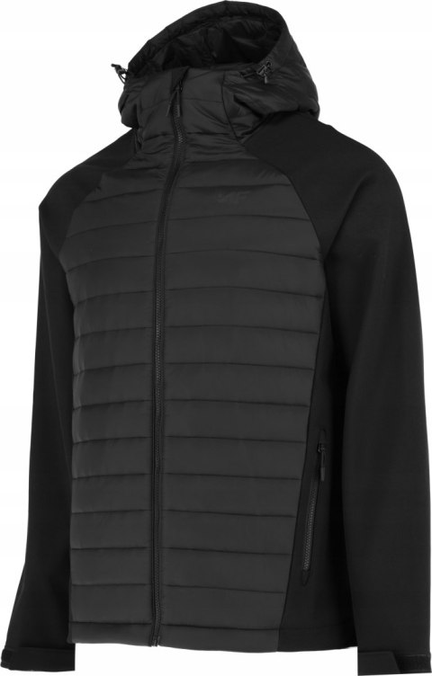 4F MĘSKA KURTKA SOFTSHELLOWA | MEMBRANA 5000 | PUCHOWA PIKOWANA | S