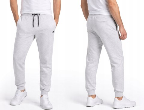 4F MĘSKIE SPODNIE DRESOWE JOGGERY BAWEŁNA ZAMYKANE KIESZENIE / XXXXL 4XL