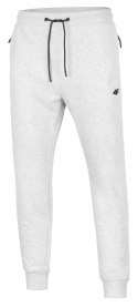 4F MĘSKIE SPODNIE DRESOWE JOGGERY BAWEŁNA ZAMYKANE KIESZENIE / XXXXXL 5XL