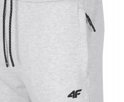 4F MĘSKIE SPODNIE DRESOWE JOGGERY BAWEŁNA ZAMYKANE KIESZENIE / XXXXXL 5XL