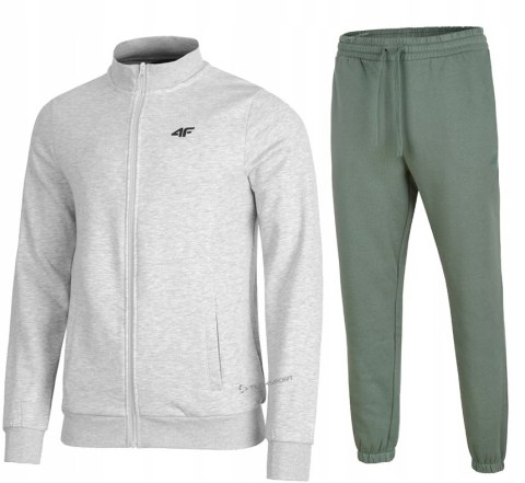 4F OCIEPLANY MĘSKI DRES BAWEŁNA KOMPLET BLUZA SPODNIE / rozm L