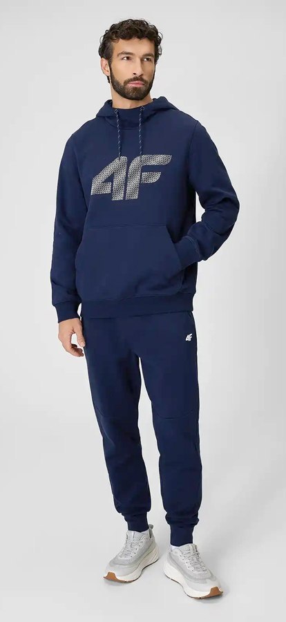 4F MĘSKI DRES BAWEŁNA KOMPLET BLUZA KANGURKA SPODNIE / rozm XXL