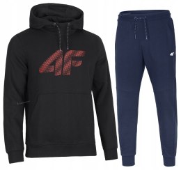 4F MĘSKI DRES BAWEŁNA KOMPLET BLUZA KANGURKA SPODNIE / rozm XL